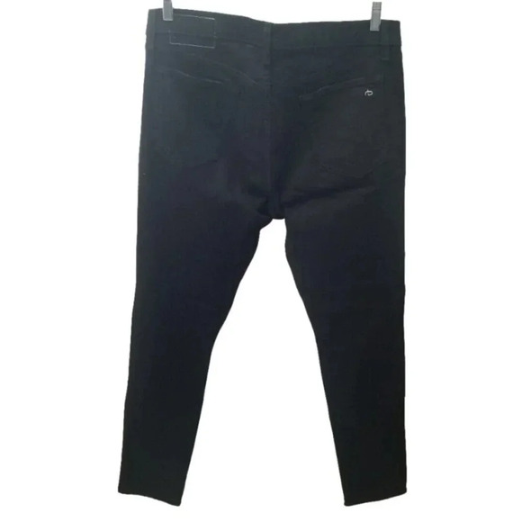 NWOT Rag & Bone Black Holes Distressed Skinny Leg  Jeans Size 36 - Picture 2 of 10